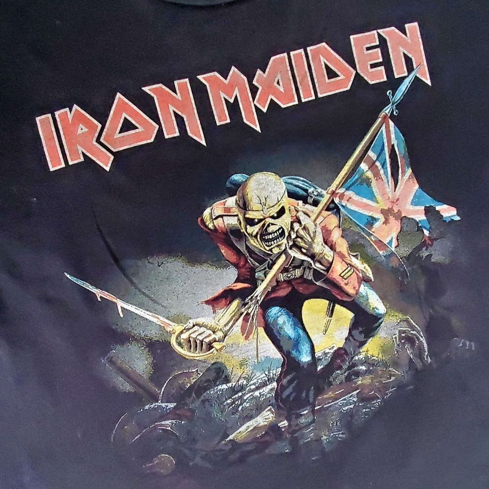 Iron Maiden Shirt Insane British Zombie Eddie Trooper Y2K 1990s